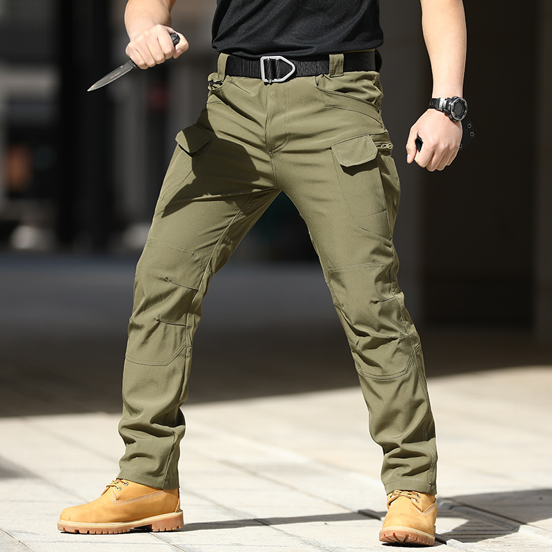 Fishing Pants Waterproof - Spodnie taktyczne kamuflażowe, spodnie treningowe, wiosenno-jesienne