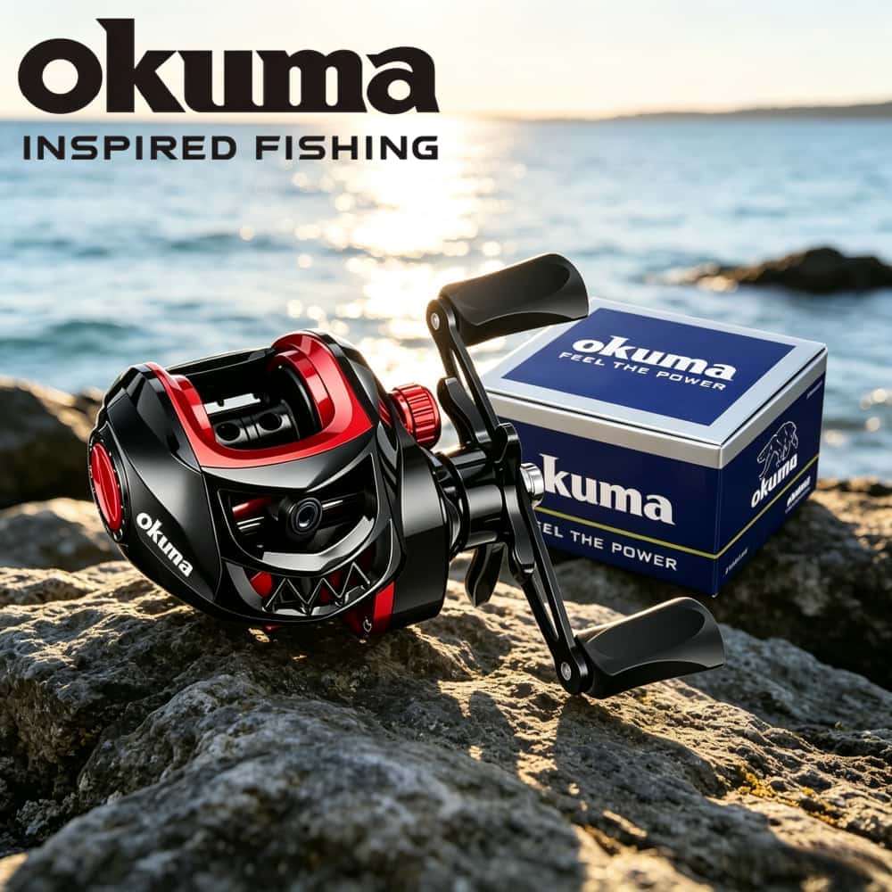 Abu Garcia Reel Max - Okuma Kołowrotek Baitcastingowy 7.2:1 Wysoki Przełożenie