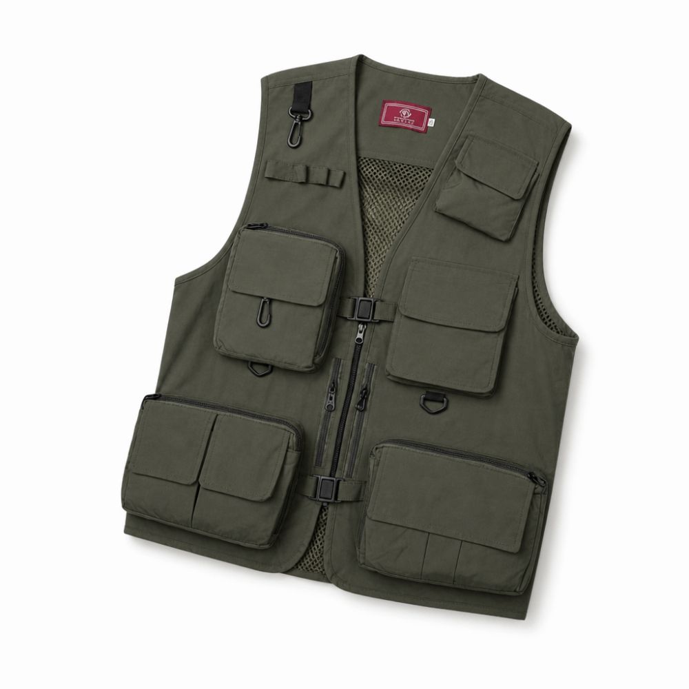 Fishing Vest - Wodoodporna kamizelka wędkarska na co dzień,