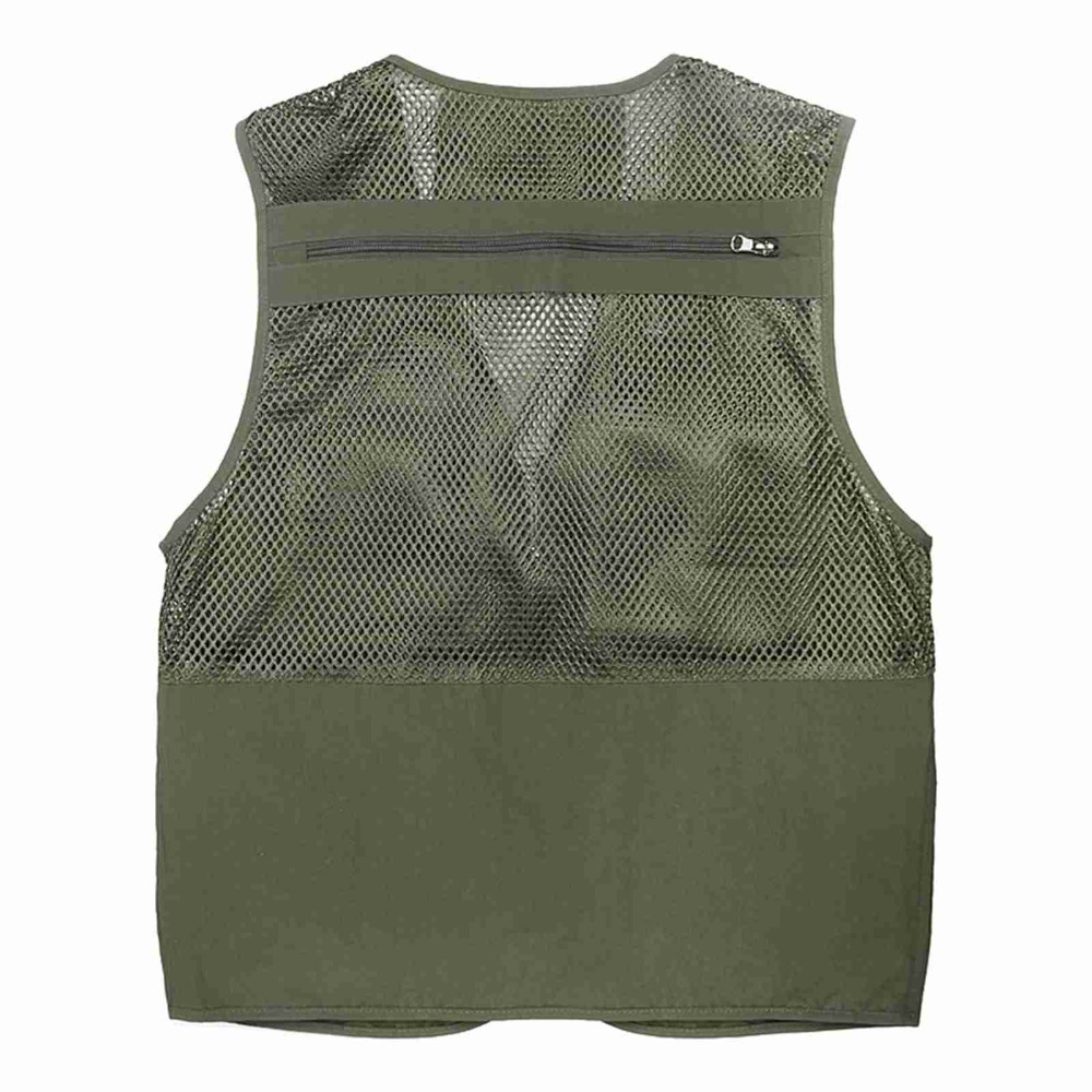 Fishing Vest - Wytrzymała kamizelka wędkarska z 16 kieszeniami,