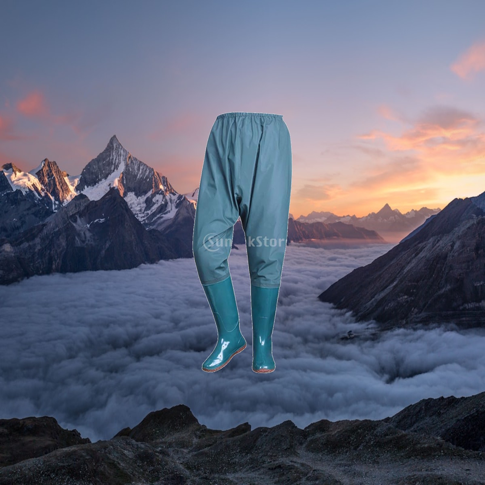 Fishing Pants Waterproof - Lekkie, wodoodporne wodery wędkarskie z oddychającą