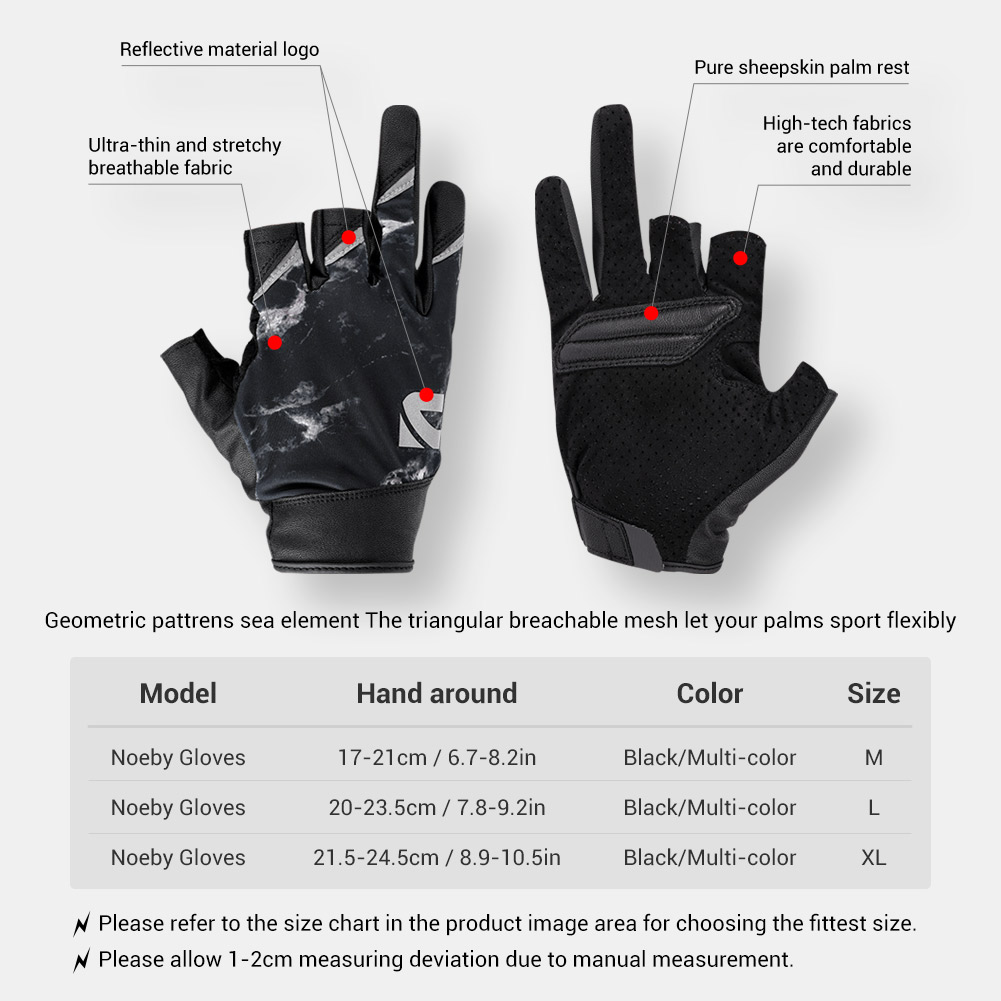Rękawice wędkarskie NOEBY z od – Fishing Gloves recenzja i cena