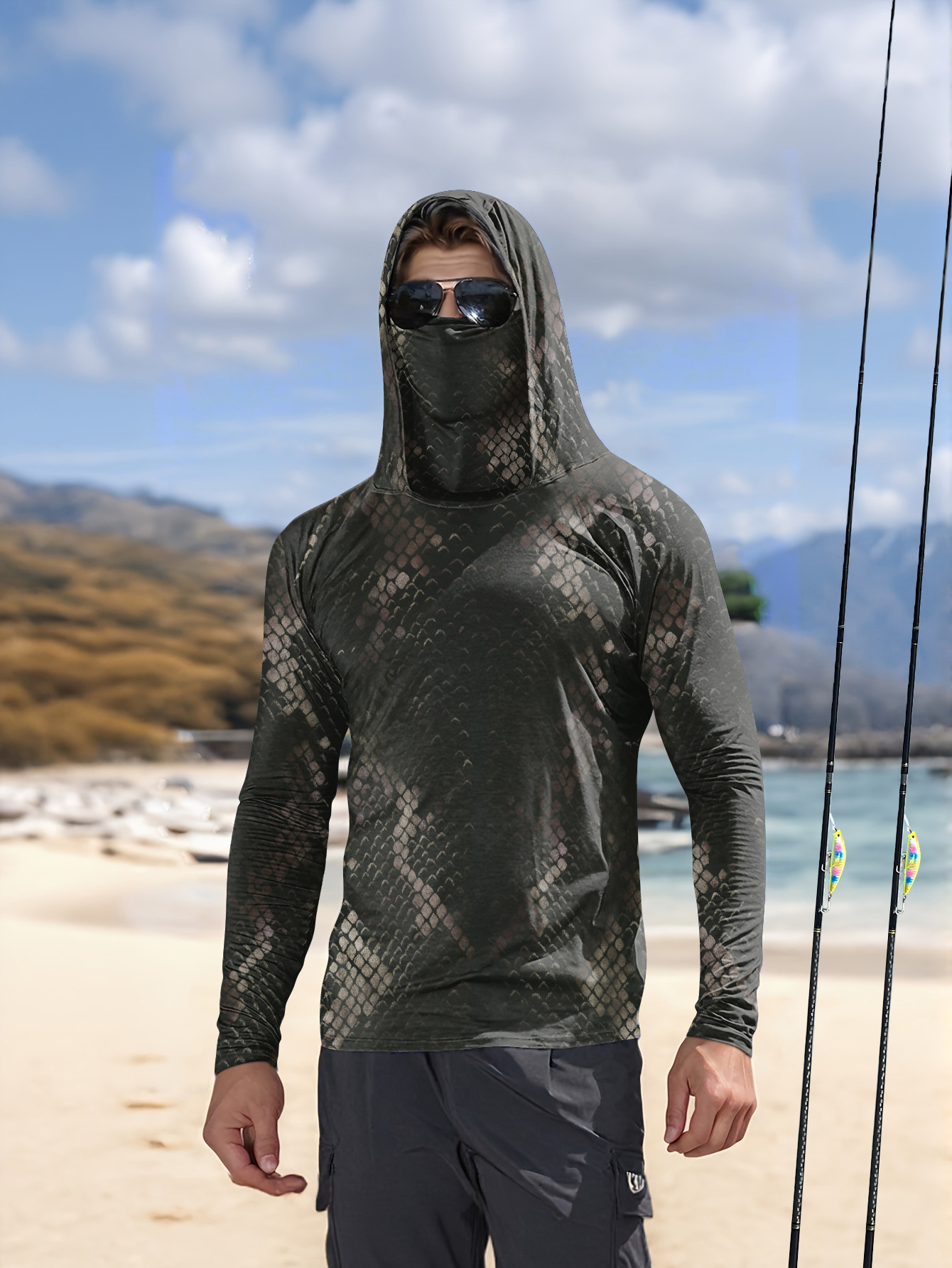 Męska koszulka wędkarska z kap – Fishing Shirt Uv Protection recenzja i cena