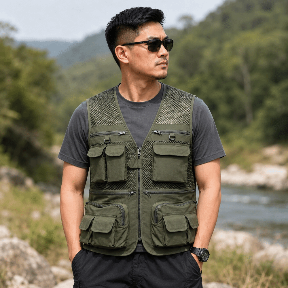Wytrzymała kamizelka wędkarska – Fishing Vest recenzja i cena