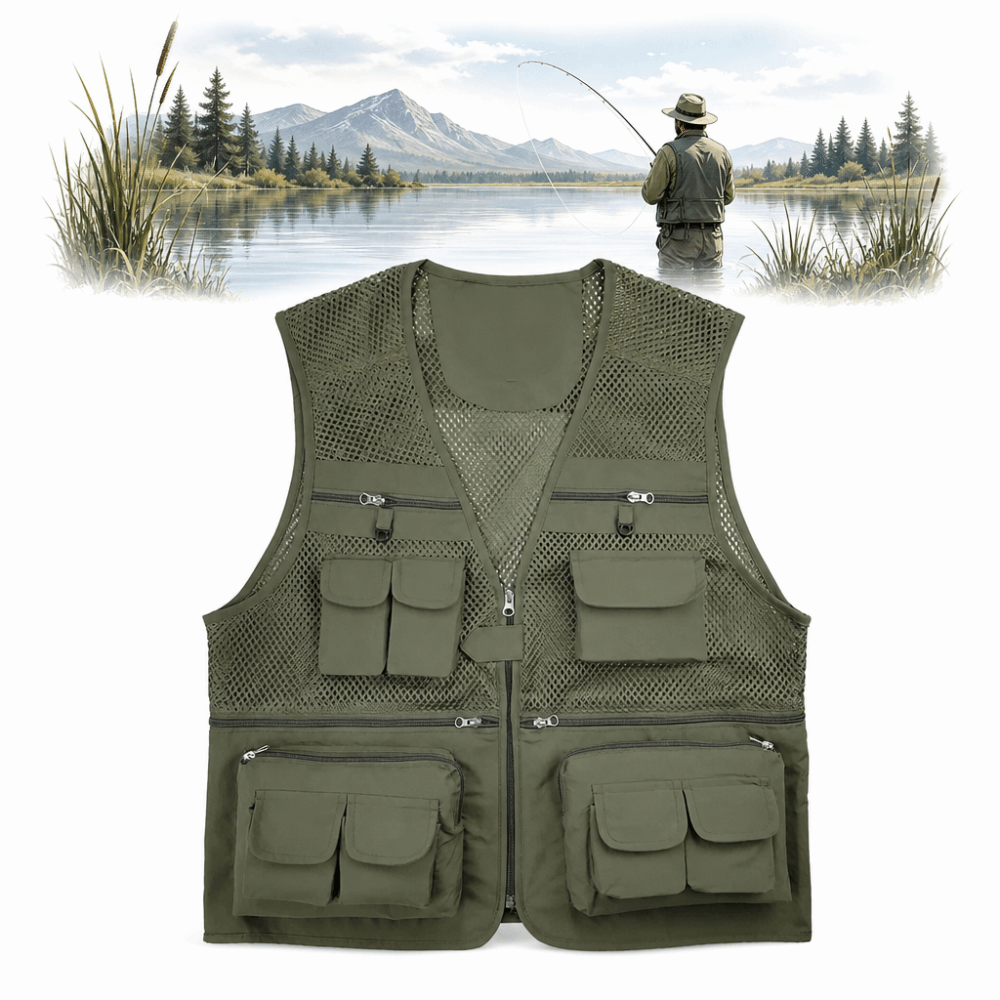 Wytrzymała kamizelka wędkarska – Fishing Vest recenzja i cena
